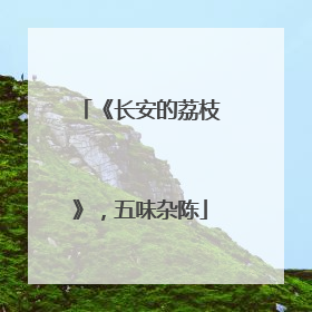 《长安的荔枝》，五味杂陈