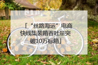 “丝路海运”电商快线集装箱吞吐量突破10万标箱