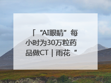 “AI眼睛”每小时为30万粒药品做CT｜雨花“创”世代
