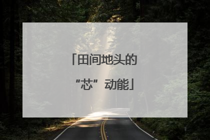 田间地头的“芯”动能