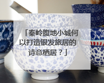 秦岭腹地小城何以打造银发旅居的诗意栖居？