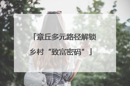 章丘多元路径解锁乡村“致富密码”