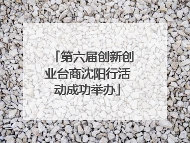 第六届创新创业台商沈阳行活动成功举办