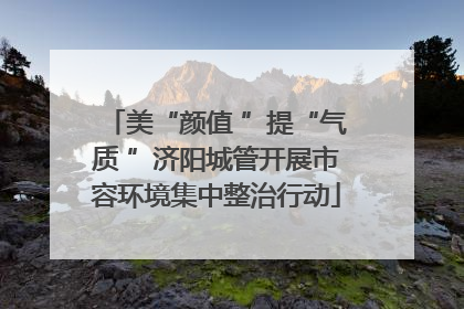 美“颜值 ”提“气质 ”济阳城管开展市容环境集中整治行动