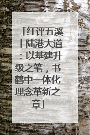 红评五溪丨陆港大道：以基建升级之笔，书鹤中一体化理念革新之章