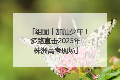 组图丨加油少年！多路直击2025年株洲高考现场