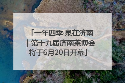 一年四季·泉在济南｜第十九届济南茶博会将于6月20日开幕