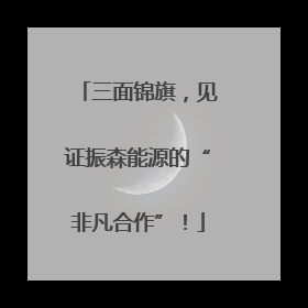 三面锦旗，见证振森能源的“非凡合作”！