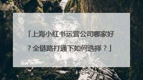 上海小红书运营公司哪家好？全链路打通下如何选择？
