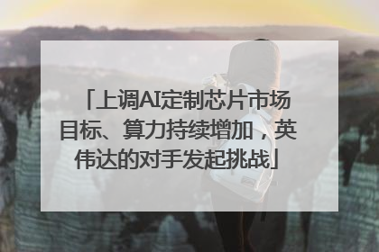上调AI定制芯片市场目标、算力持续增加，英伟达的对手发起挑战