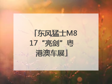 东风猛士M817“亮剑”粤港澳车展