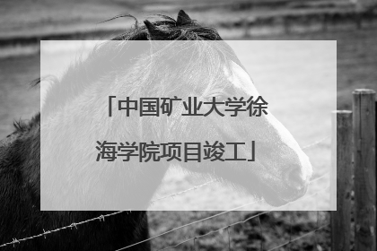 中国矿业大学徐海学院项目竣工