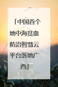 中国首个地中海贫血防治智慧云平台落地广西