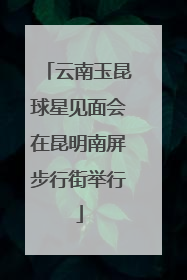 云南玉昆球星见面会在昆明南屏步行街举行