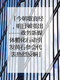 今朝取真经，明日破茧出——政务新媒体孵化行动引发黄石参会代表热烈反响