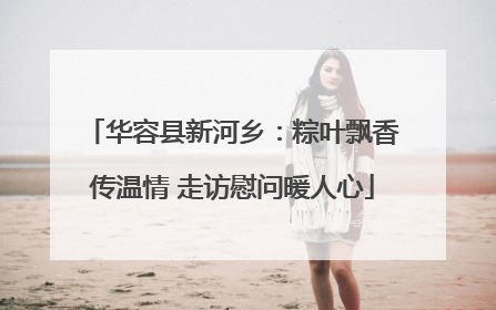 华容县新河乡：粽叶飘香传温情 走访慰问暖人心