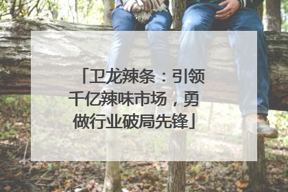 卫龙辣条：引领千亿辣味市场，勇做行业破局先锋
