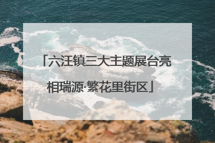 六汪镇三大主题展台亮相瑞源·繁花里街区