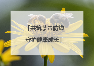 共筑禁毒防线 守护健康成长