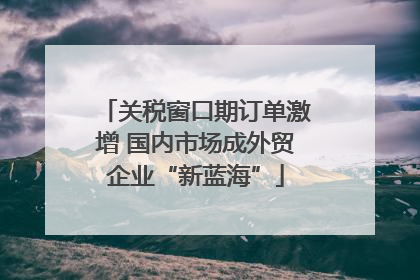 关税窗口期订单激增 国内市场成外贸企业“新蓝海”