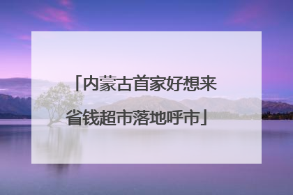 内蒙古首家好想来省钱超市落地呼市