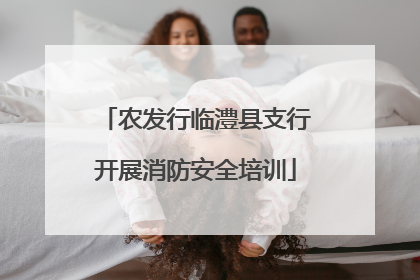 农发行临澧县支行开展消防安全培训