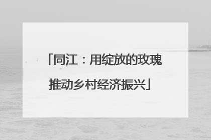 同江：用绽放的玫瑰 推动乡村经济振兴