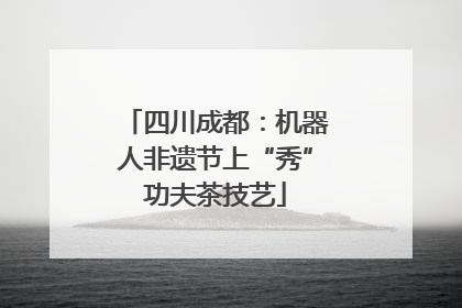 四川成都：机器人非遗节上“秀”功夫茶技艺