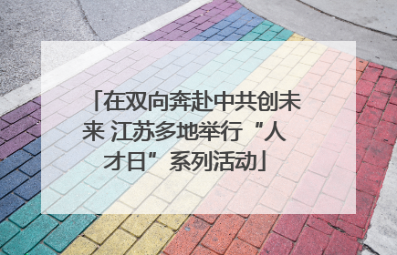 在双向奔赴中共创未来 江苏多地举行“人才日”系列活动