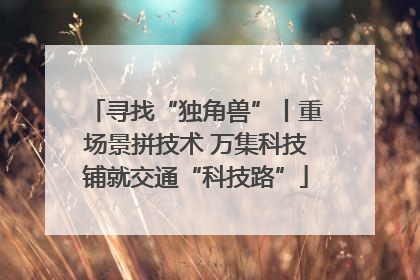 寻找“独角兽”丨重场景拼技术 万集科技铺就交通“科技路”