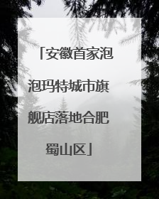 安徽首家泡泡玛特城市旗舰店落地合肥蜀山区