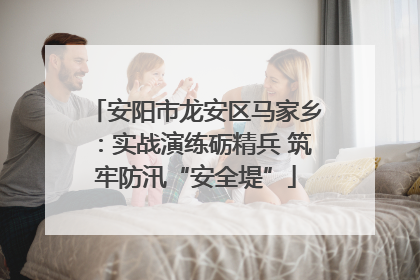 安阳市龙安区马家乡：实战演练砺精兵 筑牢防汛“安全堤”