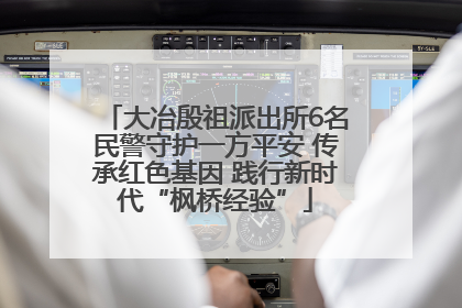 大冶殷祖派出所6名民警守护一方平安 传承红色基因 践行新时代“枫桥经验”