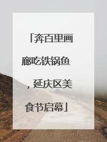 奔百里画廊吃铁锅鱼，延庆区美食节启幕