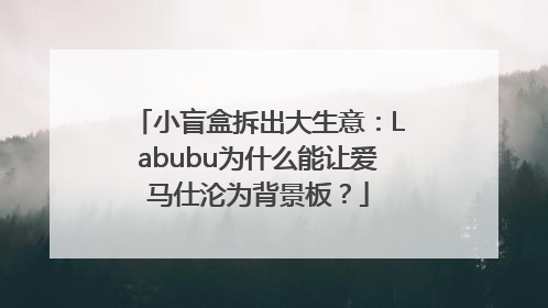 小盲盒拆出大生意：Labubu为什么能让爱马仕沦为背景板？