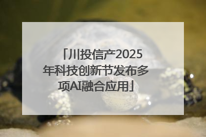 川投信产2025年科技创新节发布多项AI融合应用