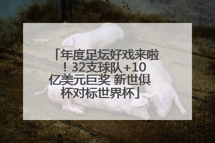 年度足坛好戏来啦！32支球队+10亿美元巨奖 新世俱杯对标世界杯