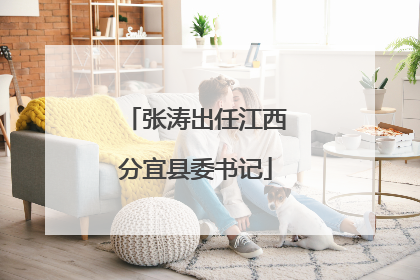 张涛出任江西分宜县委书记