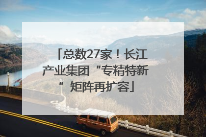 总数27家！长江产业集团“专精特新”矩阵再扩容