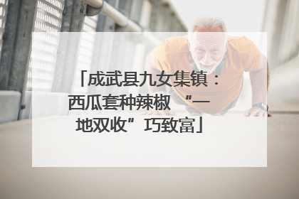 成武县九女集镇：西瓜套种辣椒 “一地双收”巧致富