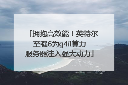 拥抱高效能！英特尔至强6为g4il算力服务器注入强大动力
