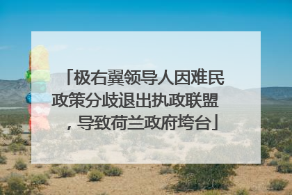极右翼领导人因难民政策分歧退出执政联盟，导致荷兰政府垮台
