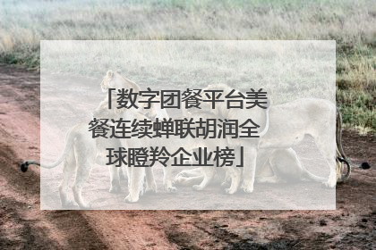 数字团餐平台美餐连续蝉联胡润全球瞪羚企业榜