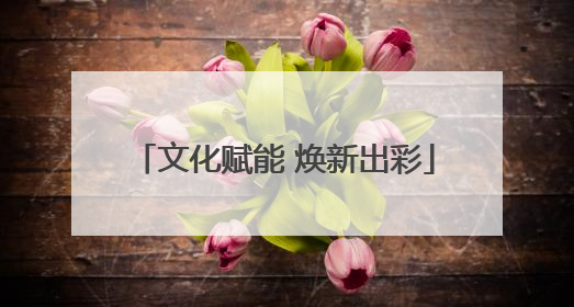 文化赋能 焕新出彩