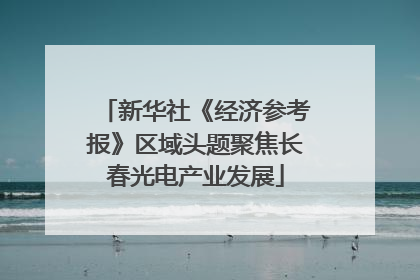 新华社《经济参考报》区域头题聚焦长春光电产业发展