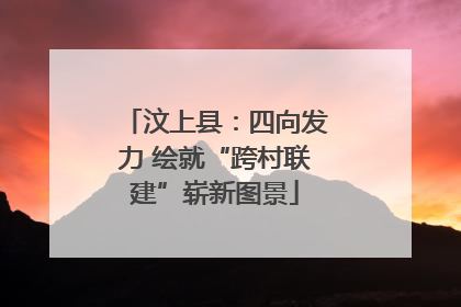 汶上县：四向发力 绘就“跨村联建”崭新图景