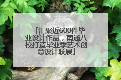 汇聚近600件毕业设计作品，南通八校打造毕业季艺术创意设计联展