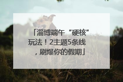 淄博端午“硬核”玩法！2主题5条线，刷爆你的假期