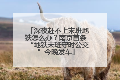 深夜赶不上末班地铁怎么办？南京首条“地铁末班守时公交”今晚发车