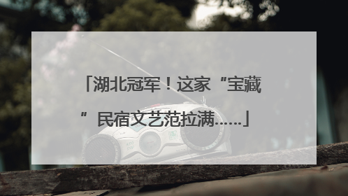 湖北冠军！这家“宝藏”民宿文艺范拉满……